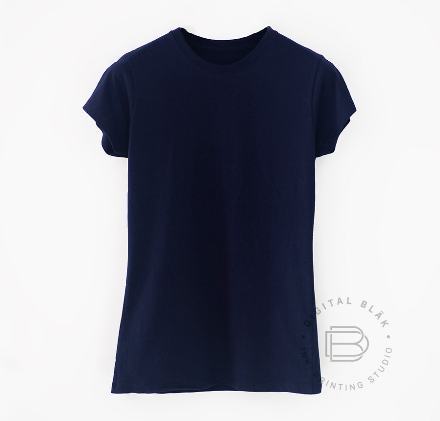 Playera Cuello Camisetas De Algodon Cuello Redondo Playera Cuello