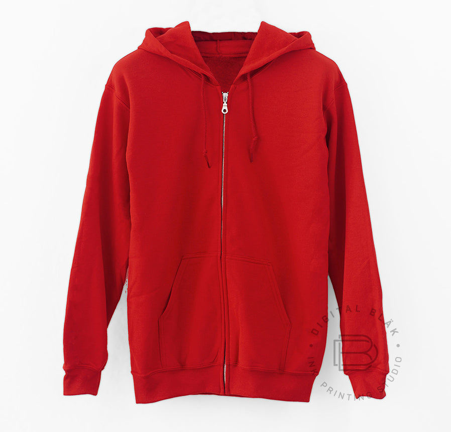 Roja Sin Capucha Sudadera Roja Con Gorro Sudadera Gorro Y Cierre