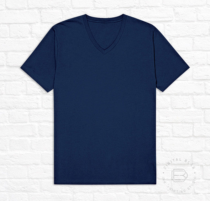 Camisa Cuello Playera Azul Marino Cuello V Ofertas Prime Camiseta