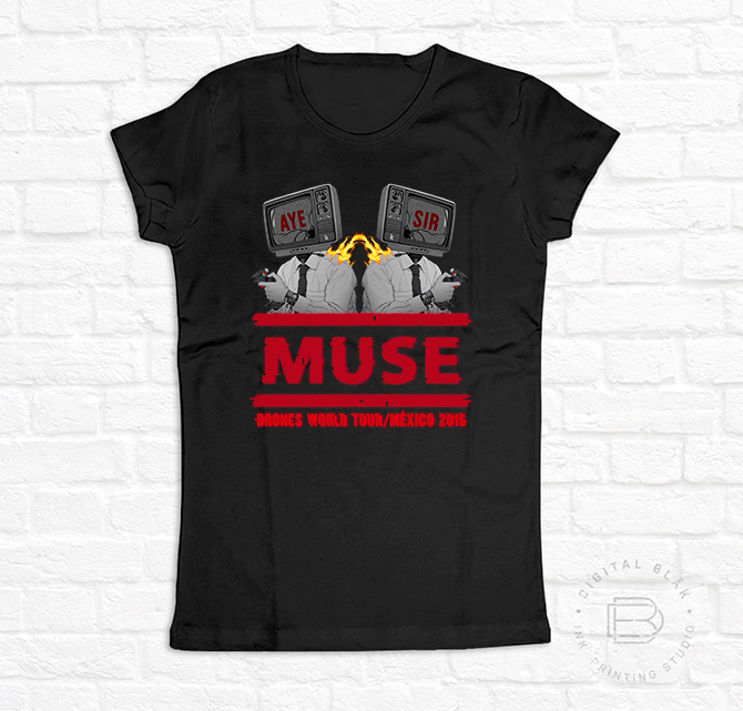 Camiseta muse mujer sales