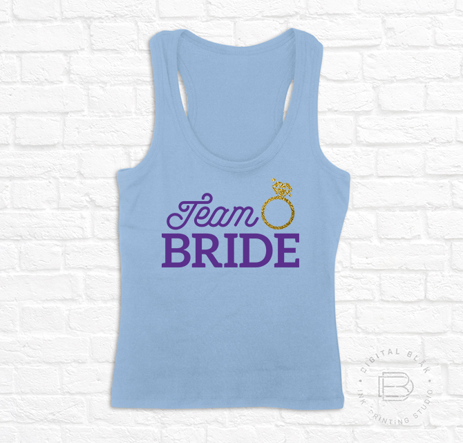 TEAM BRIDE GLITTER DORADO – Digital Bläk